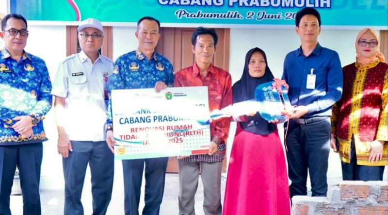 Bank Sumsel Babel Serahkan Rumah CSR Bedah Rumah 2025, Pemkot Prabumulih Apresiasi Sinergi untuk Kesejahteraan Warga