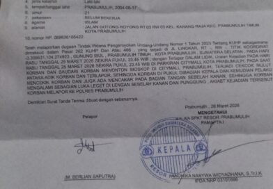 Pelapor Minta Kasus Dugaan Pengeroyokan di Citymall Prabumulih Diproses